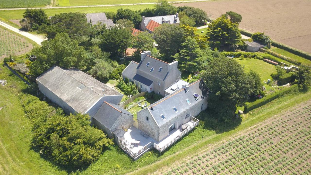La grange aux lièvres, gîtes Kerdoel Cléder Esterno foto